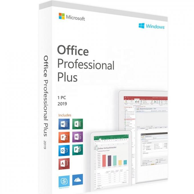 Επαγγελματίας του Microsoft Office συν το βασικό γνήσιο κλειδί αδειών προϊόντων του 2019